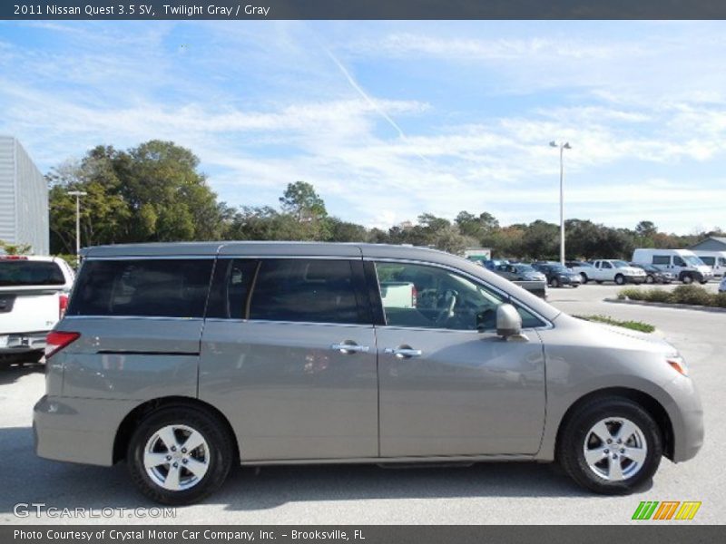 Twilight Gray / Gray 2011 Nissan Quest 3.5 SV