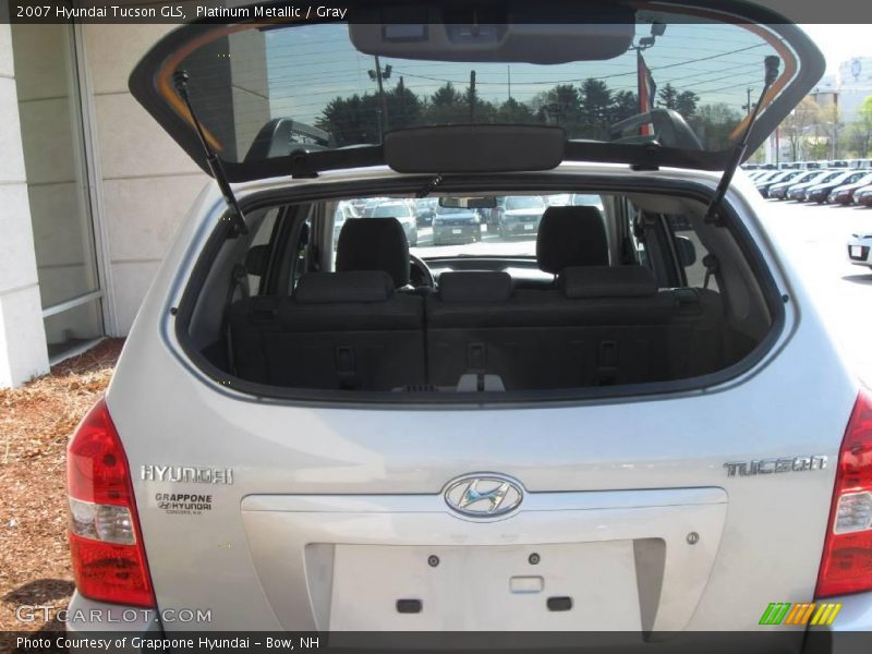 Platinum Metallic / Gray 2007 Hyundai Tucson GLS