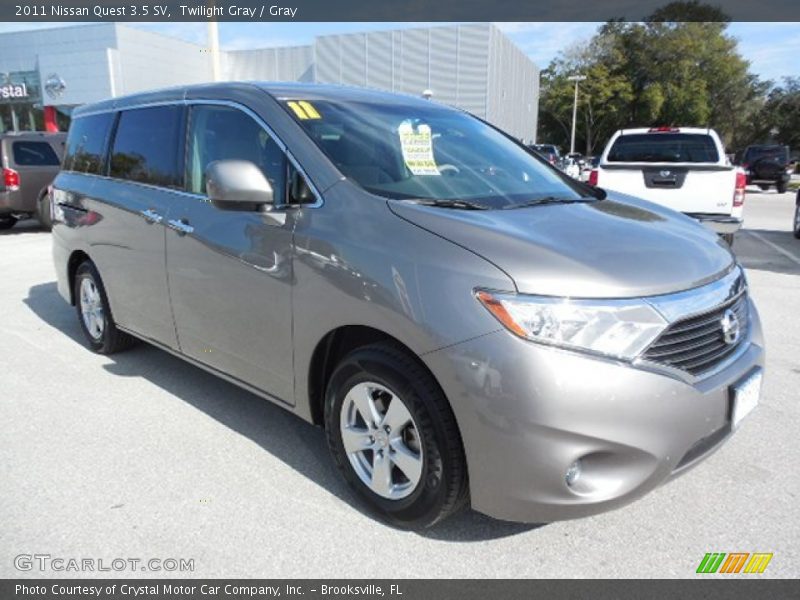 Twilight Gray / Gray 2011 Nissan Quest 3.5 SV