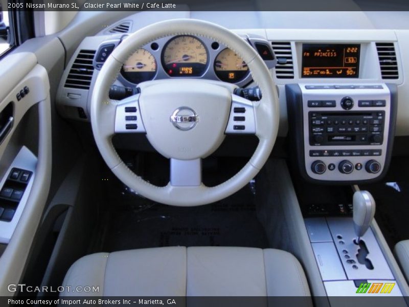 Glacier Pearl White / Cafe Latte 2005 Nissan Murano SL