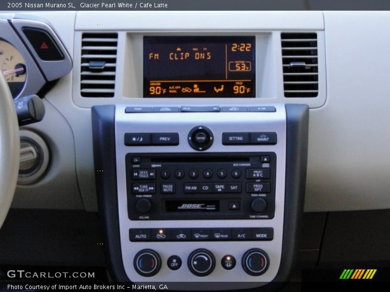 Glacier Pearl White / Cafe Latte 2005 Nissan Murano SL