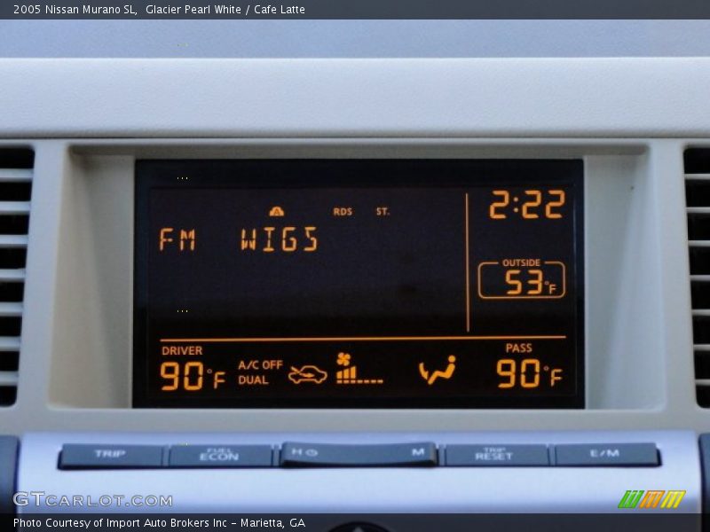 Glacier Pearl White / Cafe Latte 2005 Nissan Murano SL