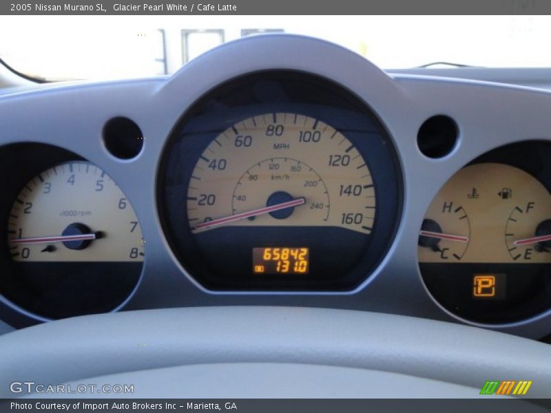 Glacier Pearl White / Cafe Latte 2005 Nissan Murano SL