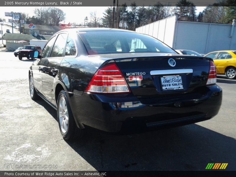 Black / Shale 2005 Mercury Montego Luxury