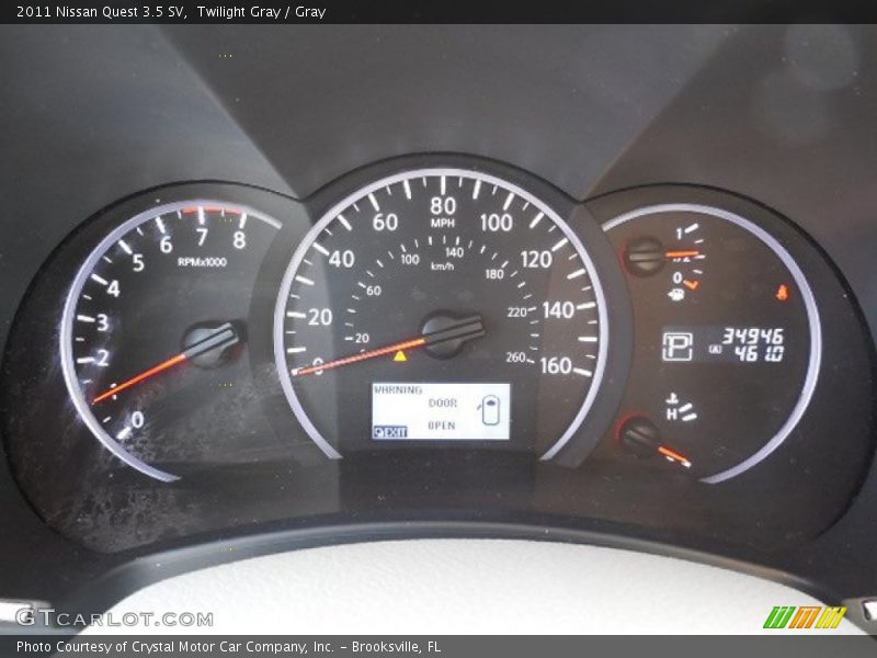 Twilight Gray / Gray 2011 Nissan Quest 3.5 SV