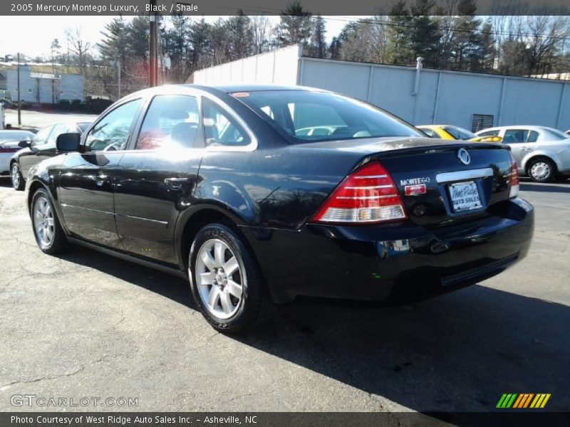 Black / Shale 2005 Mercury Montego Luxury