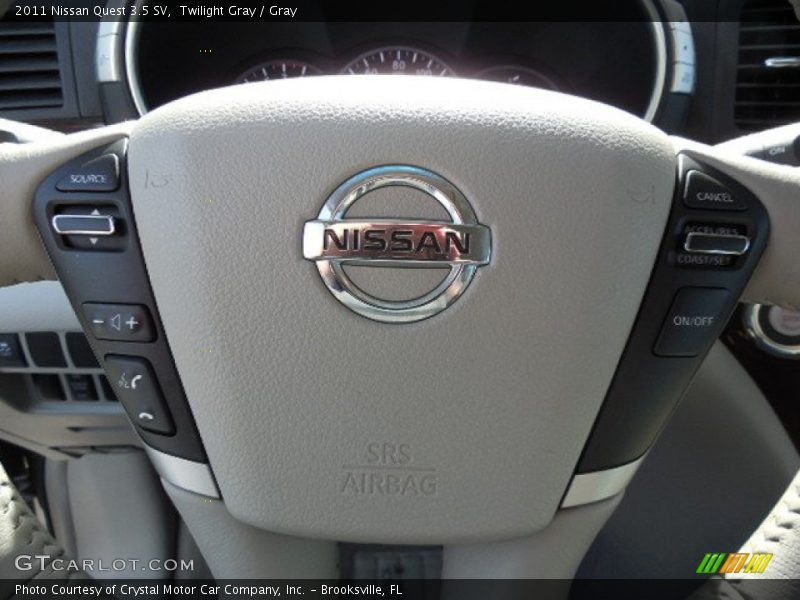 Twilight Gray / Gray 2011 Nissan Quest 3.5 SV