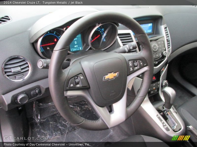 Tungsten Metallic / Jet Black 2014 Chevrolet Cruze LT
