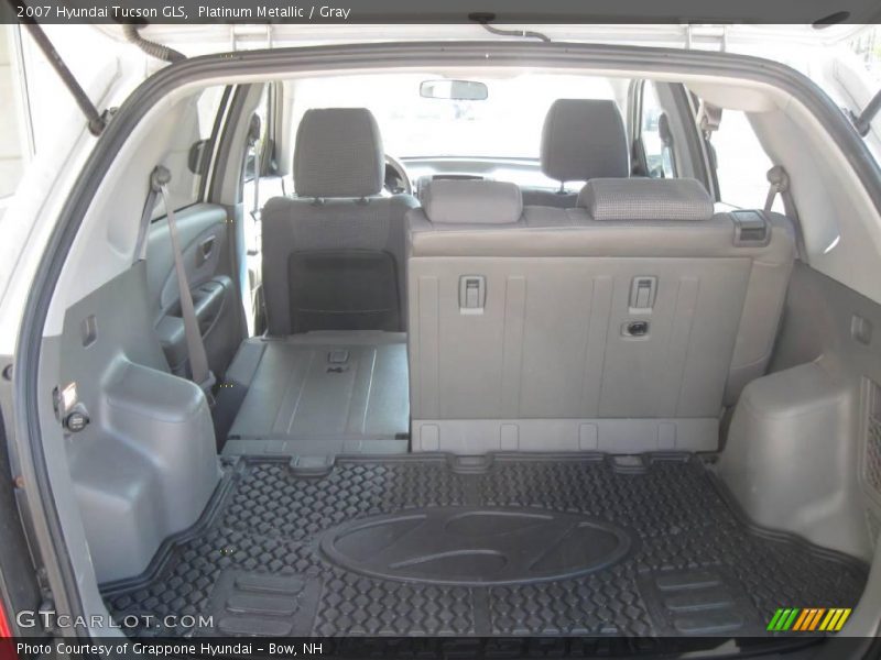 Platinum Metallic / Gray 2007 Hyundai Tucson GLS