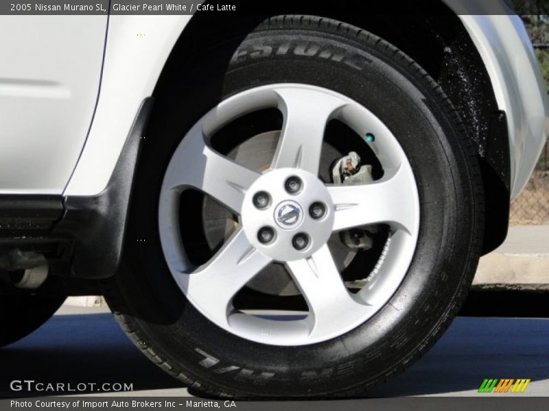 Glacier Pearl White / Cafe Latte 2005 Nissan Murano SL