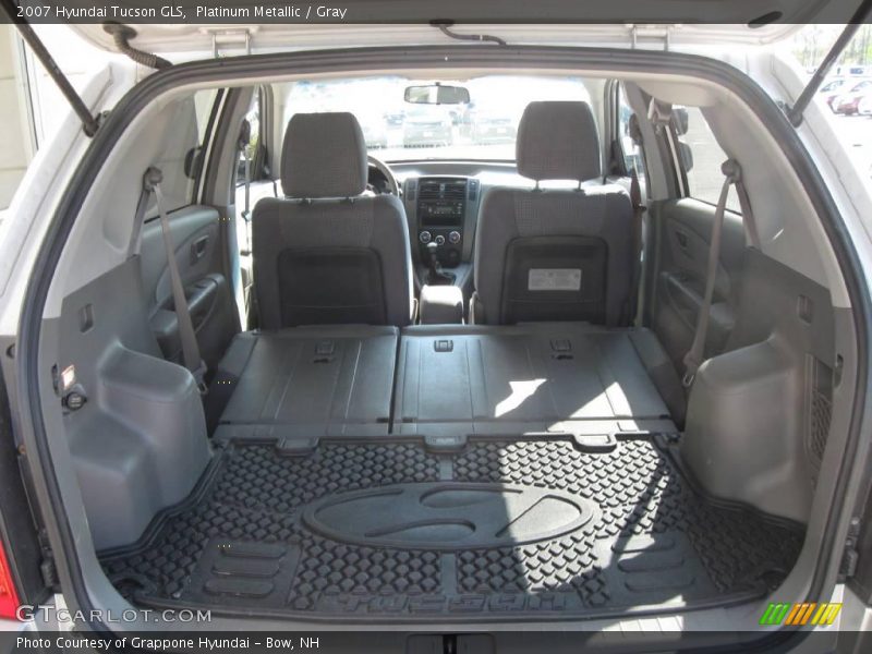 Platinum Metallic / Gray 2007 Hyundai Tucson GLS