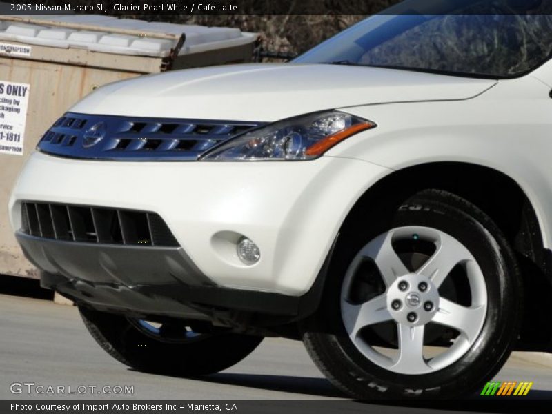 Glacier Pearl White / Cafe Latte 2005 Nissan Murano SL