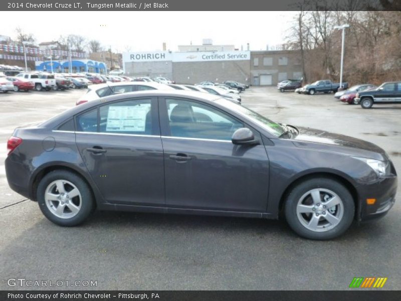 Tungsten Metallic / Jet Black 2014 Chevrolet Cruze LT