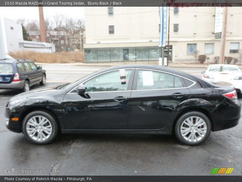 Ebony Black / Black 2010 Mazda MAZDA6 i Grand Touring Sedan