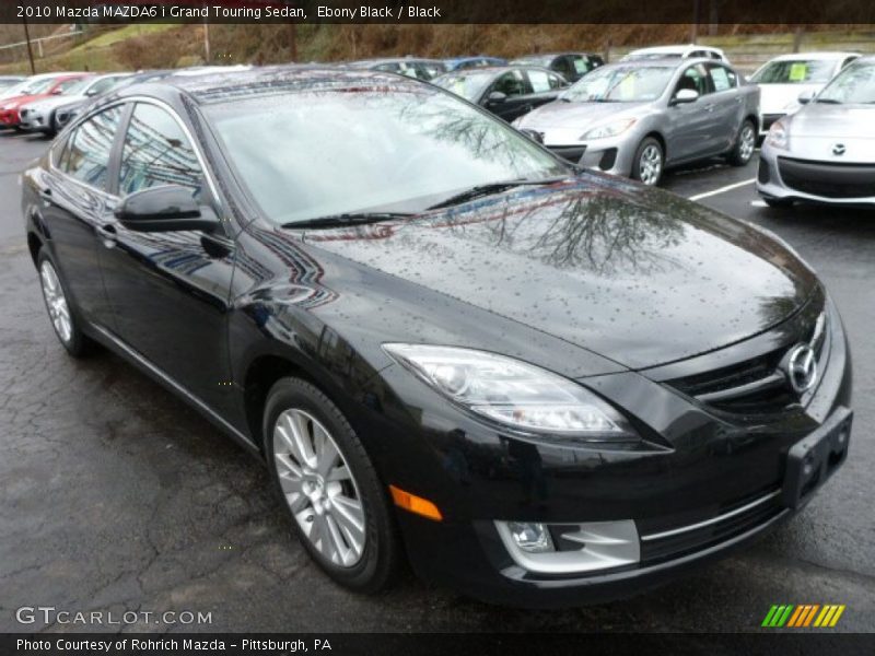 Ebony Black / Black 2010 Mazda MAZDA6 i Grand Touring Sedan