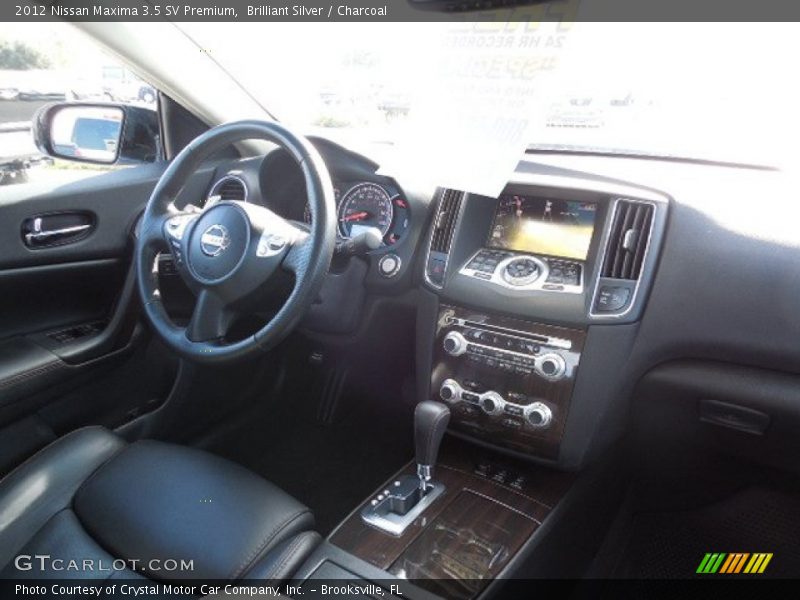 Brilliant Silver / Charcoal 2012 Nissan Maxima 3.5 SV Premium