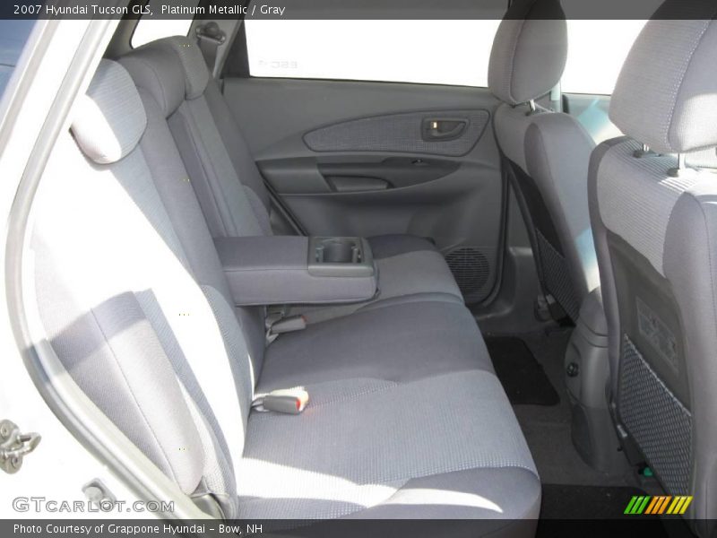 Platinum Metallic / Gray 2007 Hyundai Tucson GLS