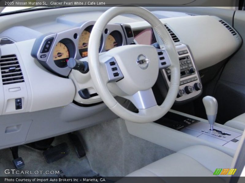 Glacier Pearl White / Cafe Latte 2005 Nissan Murano SL