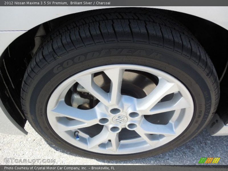 Brilliant Silver / Charcoal 2012 Nissan Maxima 3.5 SV Premium