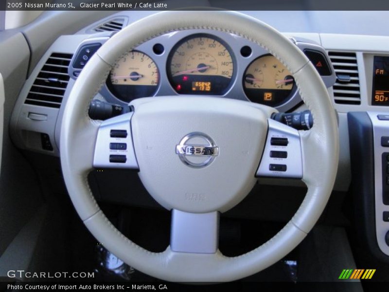 Glacier Pearl White / Cafe Latte 2005 Nissan Murano SL