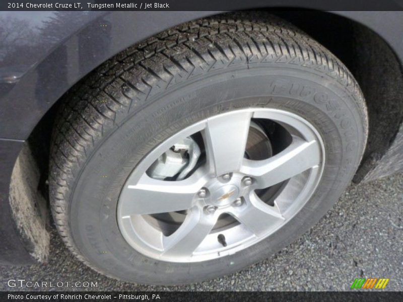 Tungsten Metallic / Jet Black 2014 Chevrolet Cruze LT