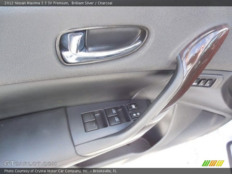 Brilliant Silver / Charcoal 2012 Nissan Maxima 3.5 SV Premium