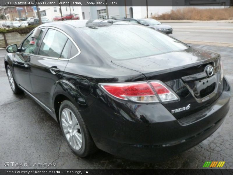 Ebony Black / Black 2010 Mazda MAZDA6 i Grand Touring Sedan