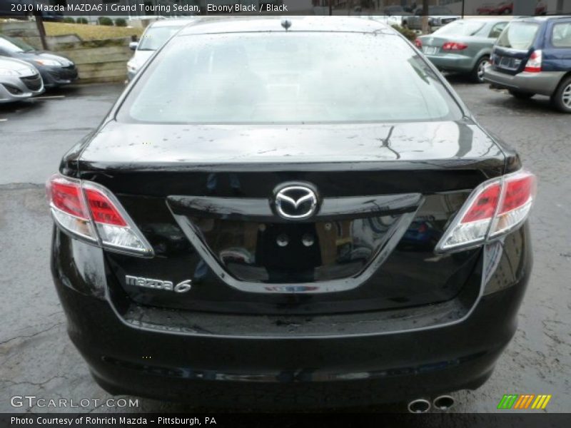 Ebony Black / Black 2010 Mazda MAZDA6 i Grand Touring Sedan