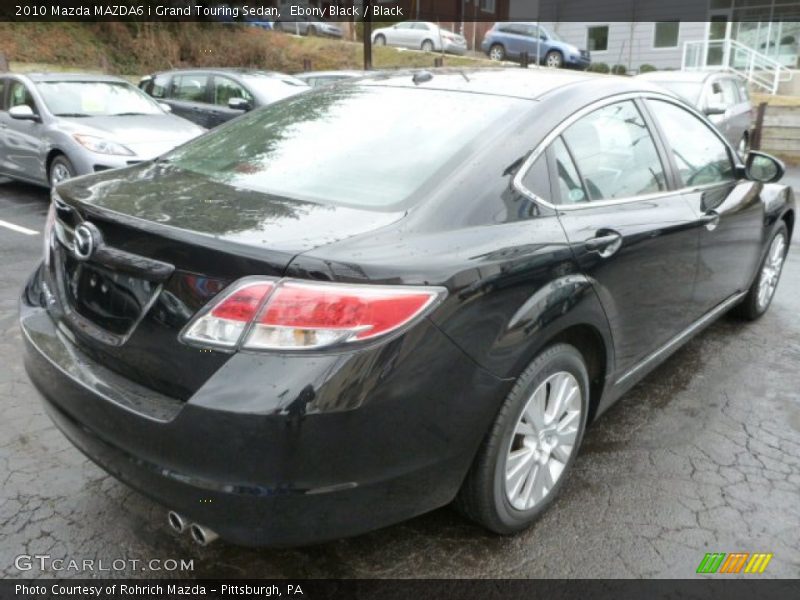 Ebony Black / Black 2010 Mazda MAZDA6 i Grand Touring Sedan