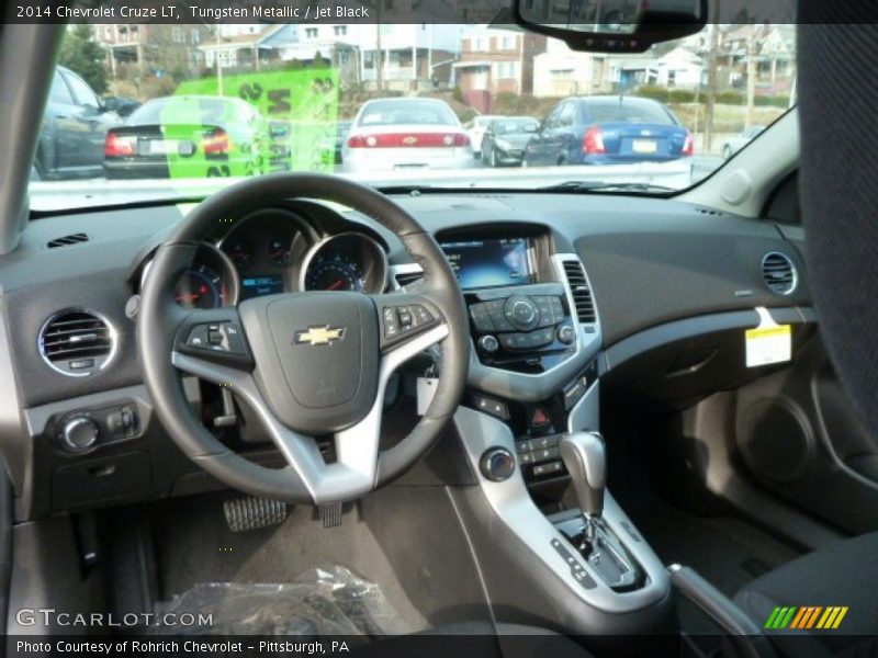 Tungsten Metallic / Jet Black 2014 Chevrolet Cruze LT
