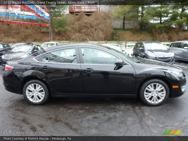 Ebony Black / Black 2010 Mazda MAZDA6 i Grand Touring Sedan