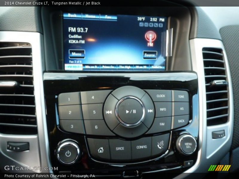 Tungsten Metallic / Jet Black 2014 Chevrolet Cruze LT