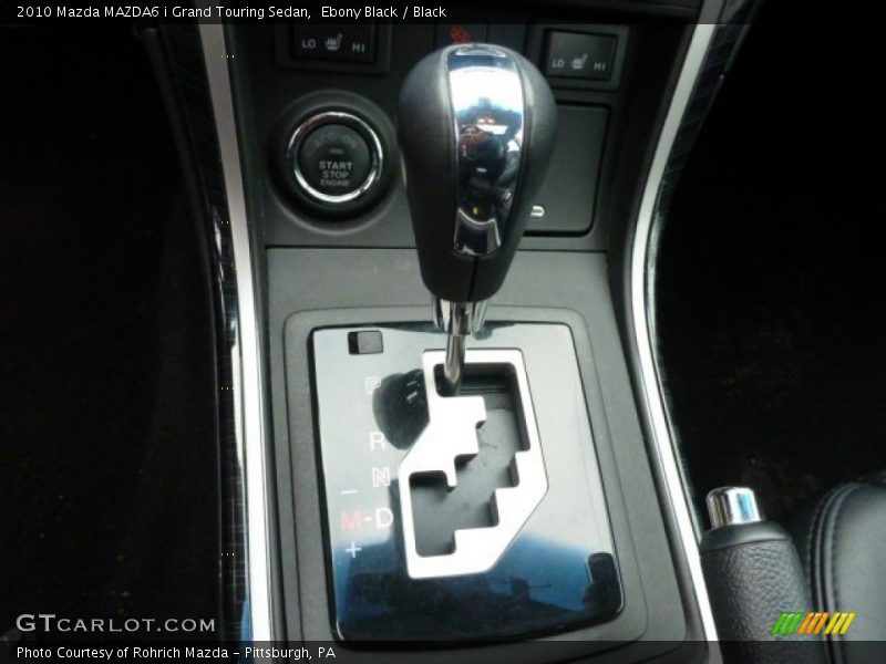 Ebony Black / Black 2010 Mazda MAZDA6 i Grand Touring Sedan