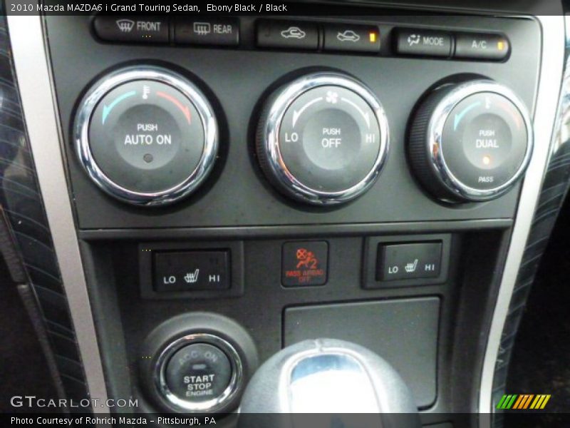 Ebony Black / Black 2010 Mazda MAZDA6 i Grand Touring Sedan