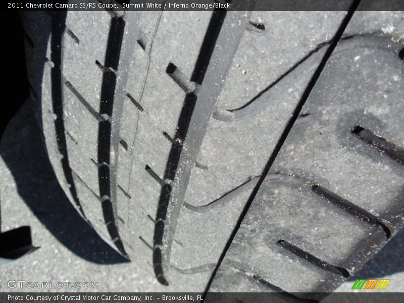 Summit White / Inferno Orange/Black 2011 Chevrolet Camaro SS/RS Coupe