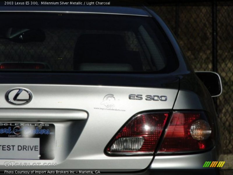 Millennium Silver Metallic / Light Charcoal 2003 Lexus ES 300