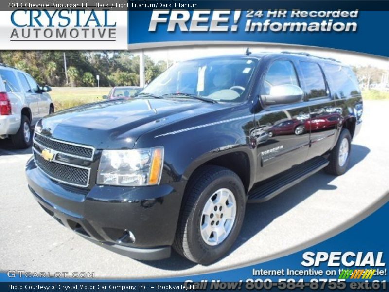 Black / Light Titanium/Dark Titanium 2013 Chevrolet Suburban LT