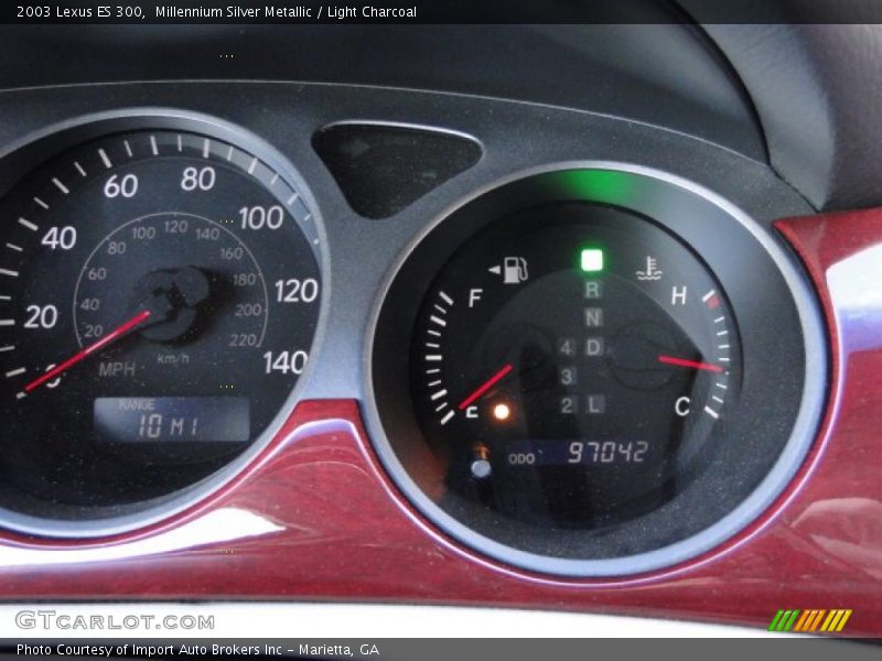 Millennium Silver Metallic / Light Charcoal 2003 Lexus ES 300