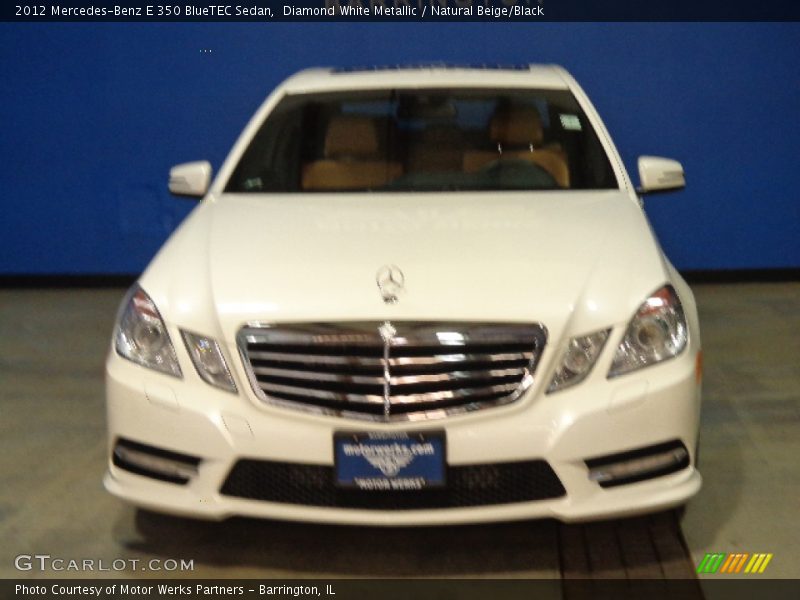 Diamond White Metallic / Natural Beige/Black 2012 Mercedes-Benz E 350 BlueTEC Sedan