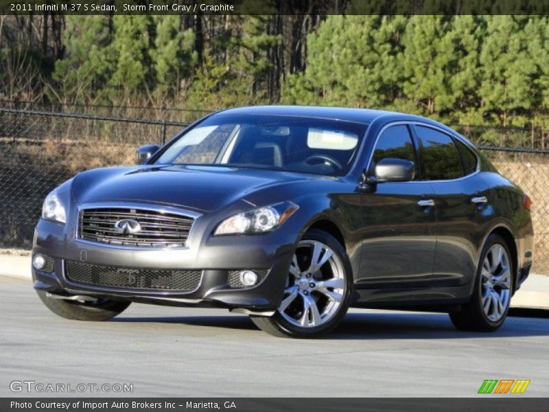 Front 3/4 View of 2011 M 37 S Sedan