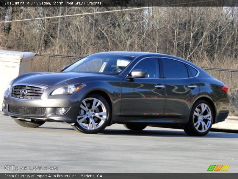 Storm Front Gray / Graphite 2011 Infiniti M 37 S Sedan