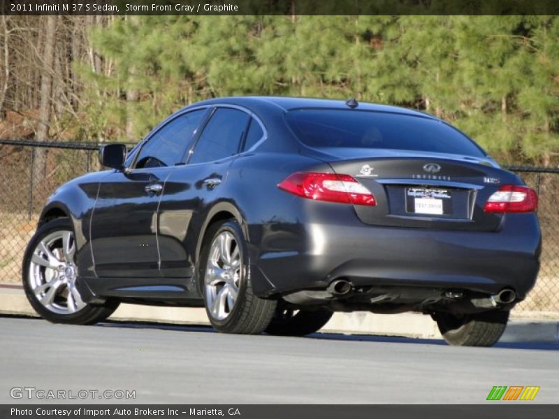 Storm Front Gray / Graphite 2011 Infiniti M 37 S Sedan