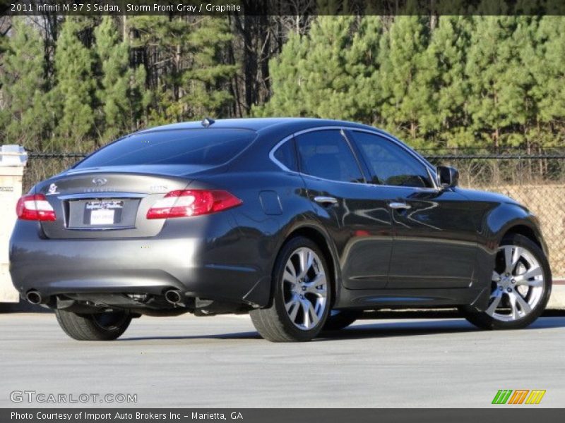 Storm Front Gray / Graphite 2011 Infiniti M 37 S Sedan
