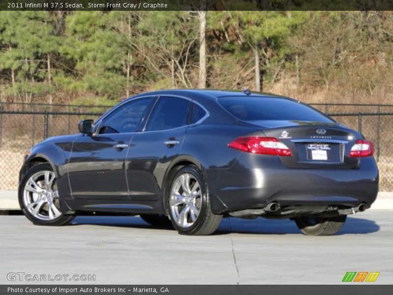 Storm Front Gray / Graphite 2011 Infiniti M 37 S Sedan