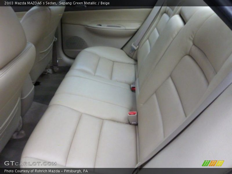 Sepang Green Metallic / Beige 2003 Mazda MAZDA6 s Sedan