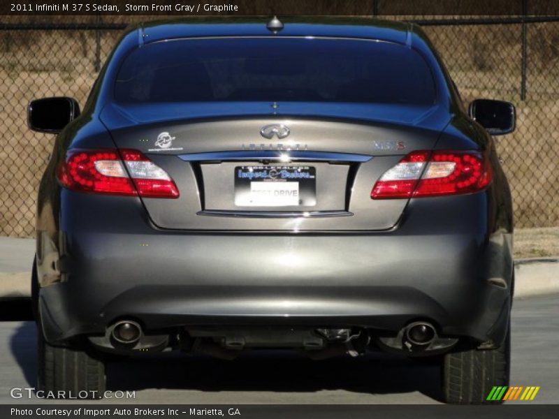Storm Front Gray / Graphite 2011 Infiniti M 37 S Sedan