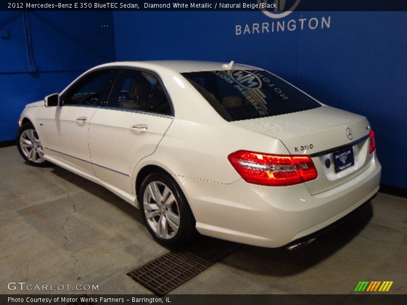 Diamond White Metallic / Natural Beige/Black 2012 Mercedes-Benz E 350 BlueTEC Sedan