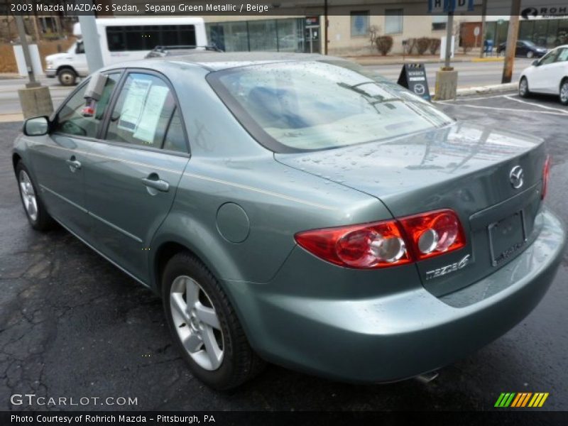 Sepang Green Metallic / Beige 2003 Mazda MAZDA6 s Sedan