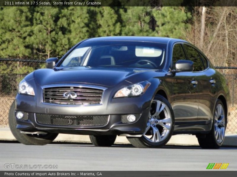 Storm Front Gray / Graphite 2011 Infiniti M 37 S Sedan