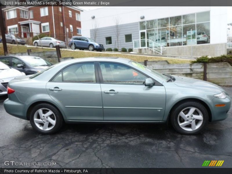 Sepang Green Metallic / Beige 2003 Mazda MAZDA6 s Sedan